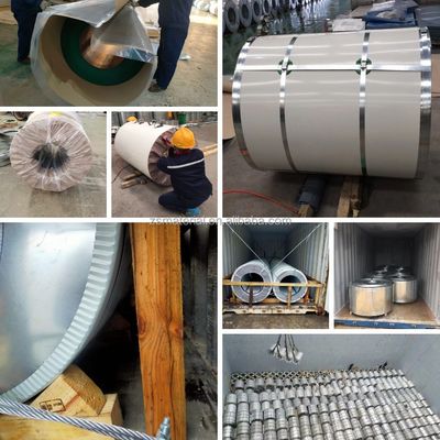 Tolérance ± 1% de couleur en bobine revêtue de zinc/SGCC/DX51D pour Z180 en tôle d'acier revêtue de zinc en bobine d'acier galvanisé