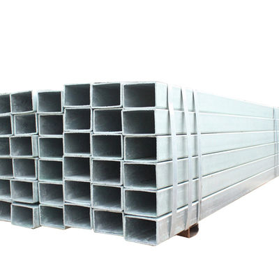 25*50 Ms Pipe rectangulaire creuse en acier galvanisé 10*10