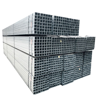 La facturation par poids réel des tubes d'acier galvanisés, soudés, carrés, carrés et tubes de longueur 12 m