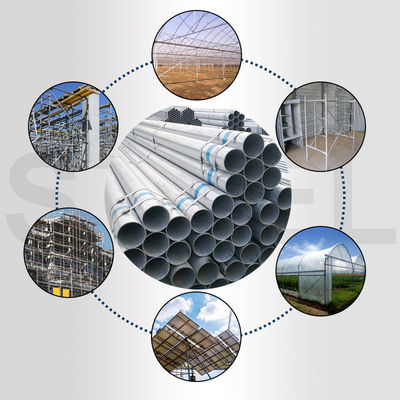 Pipe en acier galvanisé rond sans soudure ASTM A106 Sch 40 ERW Tubes hydrauliques de 20 220 mm de diamètre extérieur