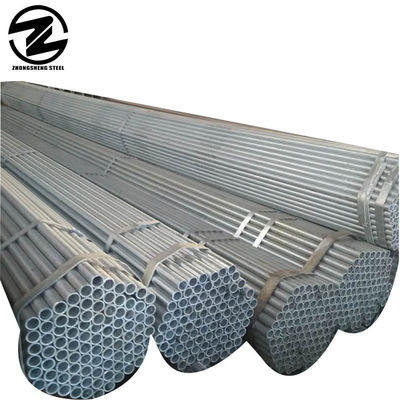 ASTM/GB/JIS/EN Standard Q235 1.0345 Pipe en acier galvanisé de qualité C à chaud BS1139 EN39 48.3 mm Pipe d'échafaudage galvanisé
