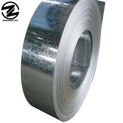 Coil d'acier en tôle galvanisée bandes de rouleaux de feuille de métal Gi Slit Coil 60 mm Technique laminée à froid