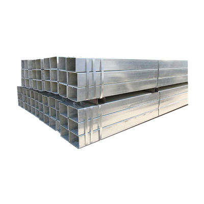 6 mètres légèrement huilés Serres Structure Tubes galvanisés pour échafaudage 2x4 Tubes en acier galvanisé Tubes en fer galvanisé
