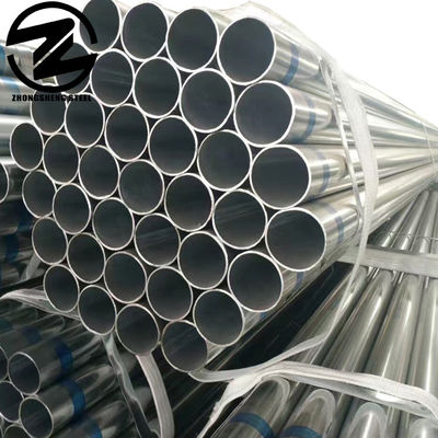 Pipe en acier galvanisé circulaire de 125 mm de diamètre légèrement huilée pour climatisation ASTM A120 BS 1387