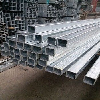 Tubes en acier galvanisé rectangulaire de 20x40 Tubes en acier galvanisé carré 85*85mm 14 Gauge 50 x 50 Tubes en acier galvanisé carré