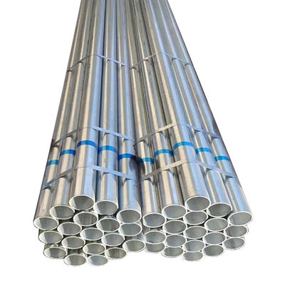 Tubes creuses pré-galvanisées de 32 mm 6 m Tubes galvanisés en acier GI en fer 60 mm Tubes galvanisés avec tolérance ± 1% et longueur de 1 à 12 m