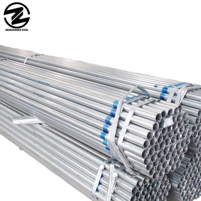 Pipe en acier galvanisé 1 pouce Pipe galvanisée pour la forme de section ronde