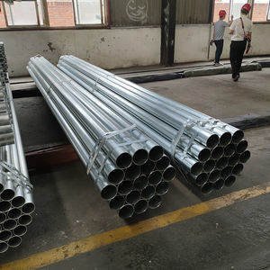Pipe en acier galvanisé de qualité A53 de 80 mm pour balcon, garde-corps, surface noire, longueur de 10 pieds, diamètre de 80 mm