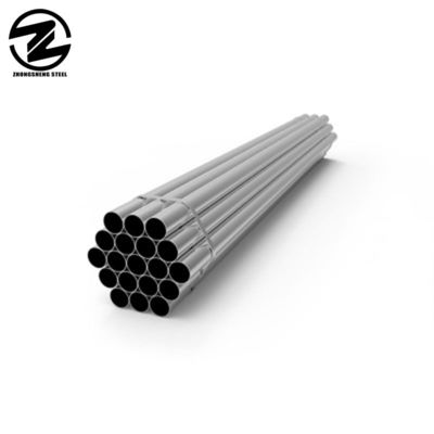Pipe ronde en acier galvanisé à chaud avec spangle régulier basé sur la technique de laminage à froid