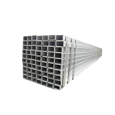 Pipe d'acier galvanisée de large diamètre, légèrement huilée, carrée, rectangulaire