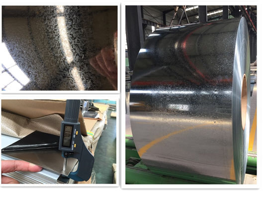 Coils d'acier galvanisé à spangles réguliers pour les projets de construction