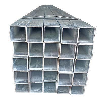 Service de traitement par perçage tubes d'acier galvanisés carrés 2,5x2,5 avec option d'huile