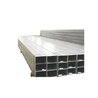 50 x 50 tubes en acier galvanisé carrés 100 x 100 x 4 mm ASTM BS GI facturation par poids réel