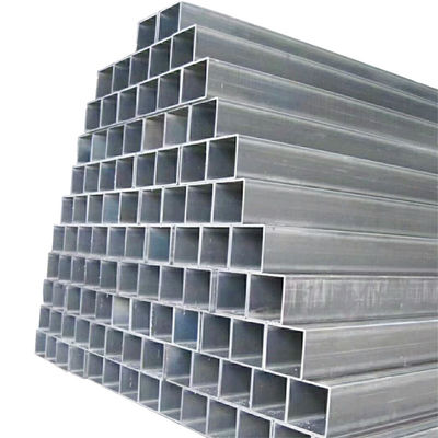 Service de traitement par perçage tubes d'acier galvanisés carrés 2,5x2,5 avec option d'huile