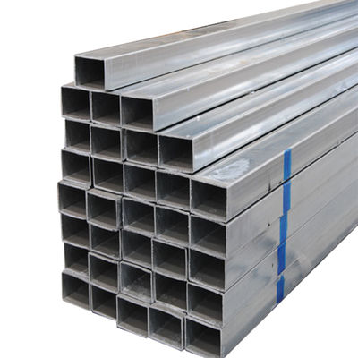 Service de traitement par perçage tubes d'acier galvanisés carrés 2,5x2,5 avec option d'huile