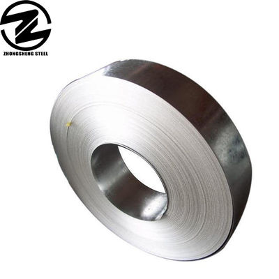 Bandes d'acier galvanisé de longueur personnalisable avec une tolérance de ± 1% et revêtement en zinc