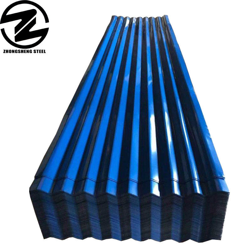 Z30-275g revêtement de zinc 26 28 30 Gauge Prepeint galvanisé PPGI tôle de toiture ondulée en fer pour votre projet