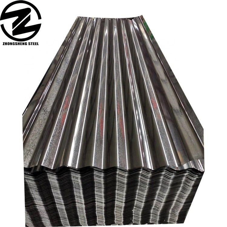 0.35mm*850mm*3.66m Plaque ondulée pour toiture galvanisée revêtue de zinc GI pour les exigences de qualité et de décoiling SGCH