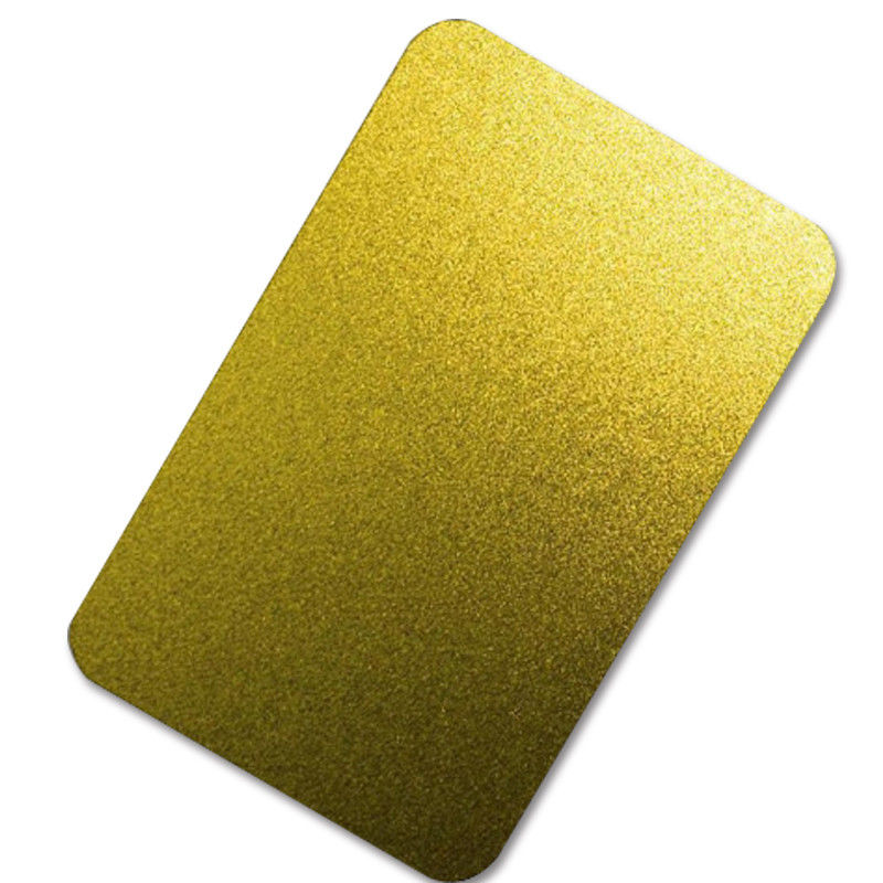 LH 430 304 304L 310S SS Feuille de miroir or Feuille d'acier 4x8 avec finition de surface 2B et qualité d'acier LH