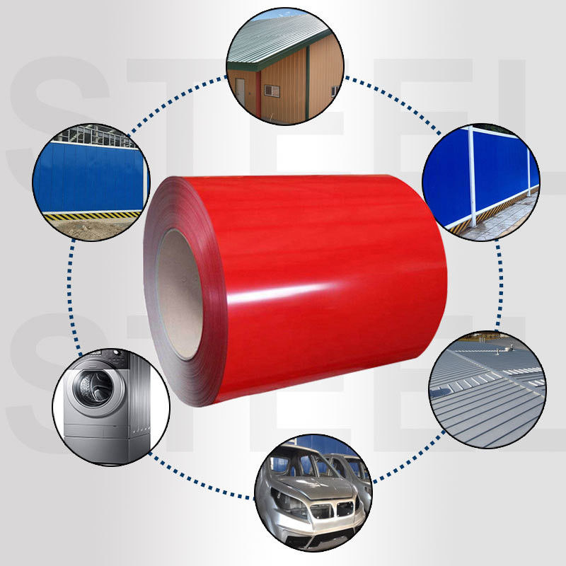 Largeur 100-1250 mm Dx51d Préimprimé Ppgi en acier galvanisé bobine/feuille avec tolérance ± 1% ou selon les exigences du client