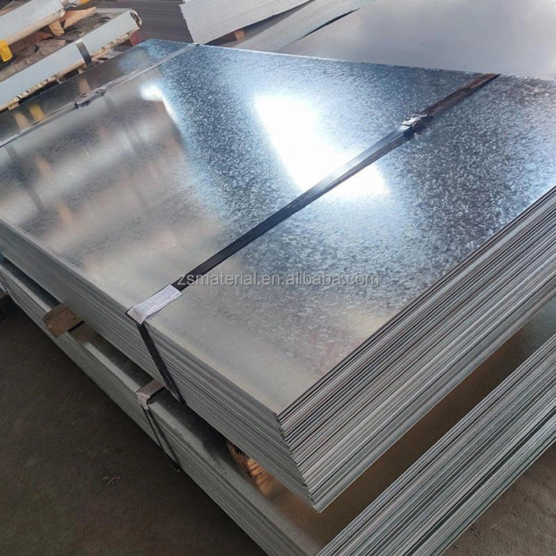 Les principaux fabricants vendent des tôles d'acier galvanisé de Z10 à Z275 avec une longueur et une couleur personnalisables en bobine revêtue de zinc / SGCC / DX51D