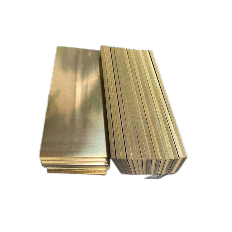 Plaque de cuivre en laiton non allié / bobine / bande de cuivre épais 99,99% Taille personnalisée 1 mm-20 mm Coupe en bronze avec matériau