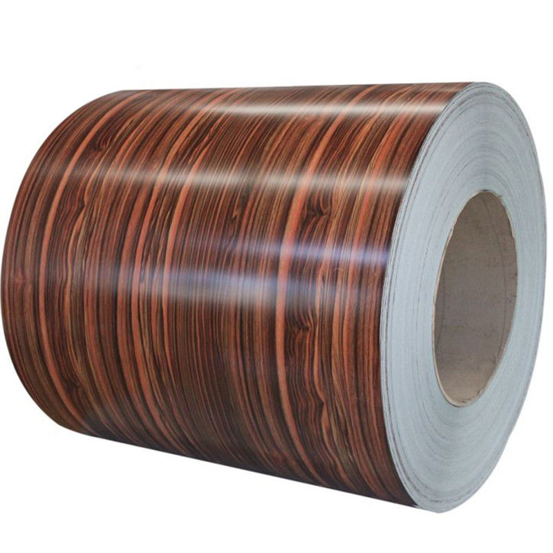 Modèle de fleurs en bois 3D 0,35 mm 0,45 mm Couleur revêtue PPGI bobine d'acier prépeinte bobines pour la décoration Toutes les options de couleur RAL
