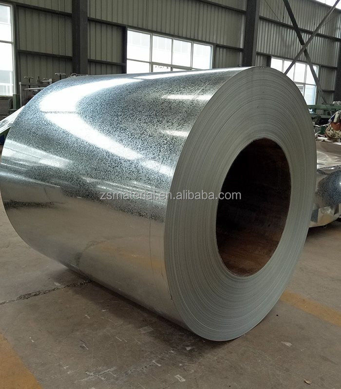 Vente d'acier à base de laminage à froid DX51D JIS ASTM A653 SS340 bobine galvanisée à chaud à grande spangle régulière