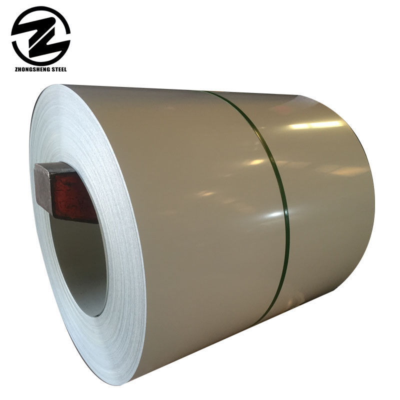 Personnalisable 0,4 mm enduit de couleur blanche ral 9016 prépeint bobines galvanisées De Acero ppgi ppgl bobine d'acier Dans les 7 jours