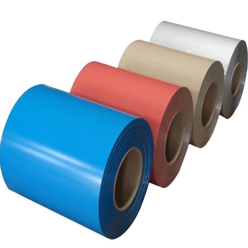 PPGI/PPGL bobine d'acier revêtue de couleur RAL Couleur toutes les couleurs Épaisseur 0,25-0,8 mm pour le bénéfice
