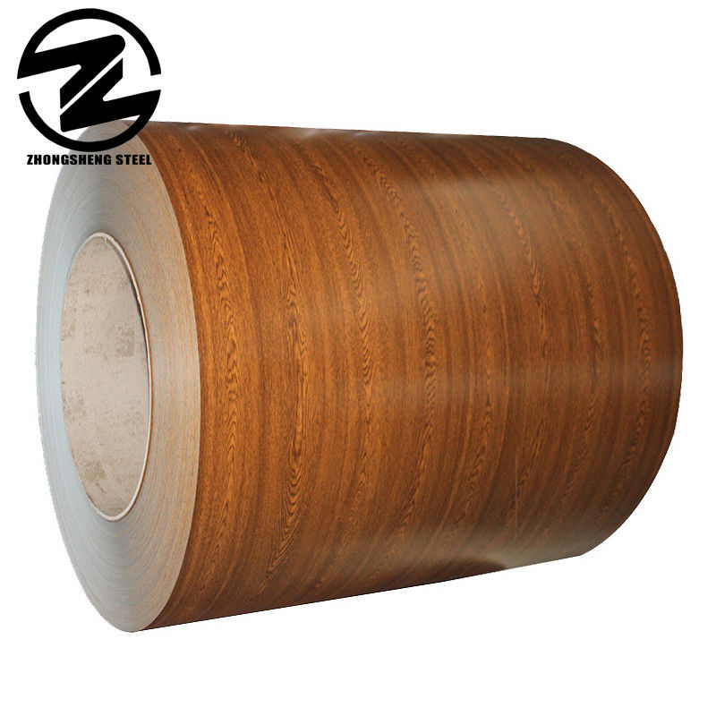 15/5 Microns Garantie de peinture Coating Chocolat Brun Couleur 0,47 * 914 mm Taille Prepeint PPGI bobine d'acier pour l'épaisseur 0,12-1 mm