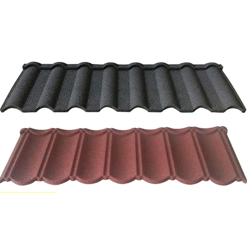 Dureté complète dur/doux/sur demande Combien de carreaux de toiture revêtus de pierre pour un mètre carré Couleurs personnalisées au mieux