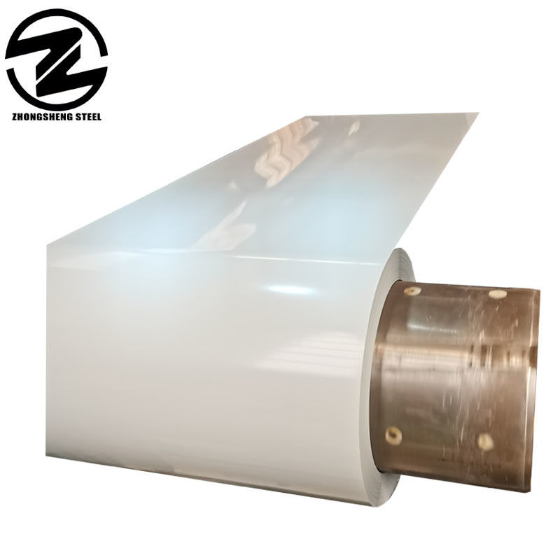 Les clients échantillons Couleur 0,5 * 1220 mm Galvalume Blanc PPGL/PPGI bobine de couleur avec la technique laminée à froid