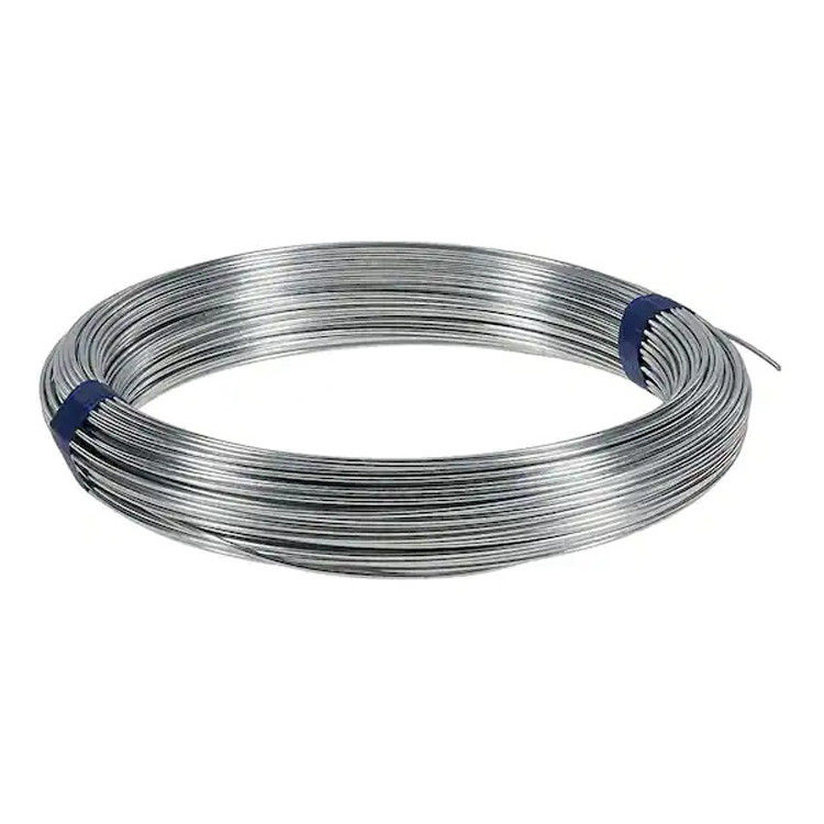 Fil d'acier galvanisé à haute traction à ressort galvanisé en fer métal pour la découpe libre d'acier 0,7 mm 1,2 mm