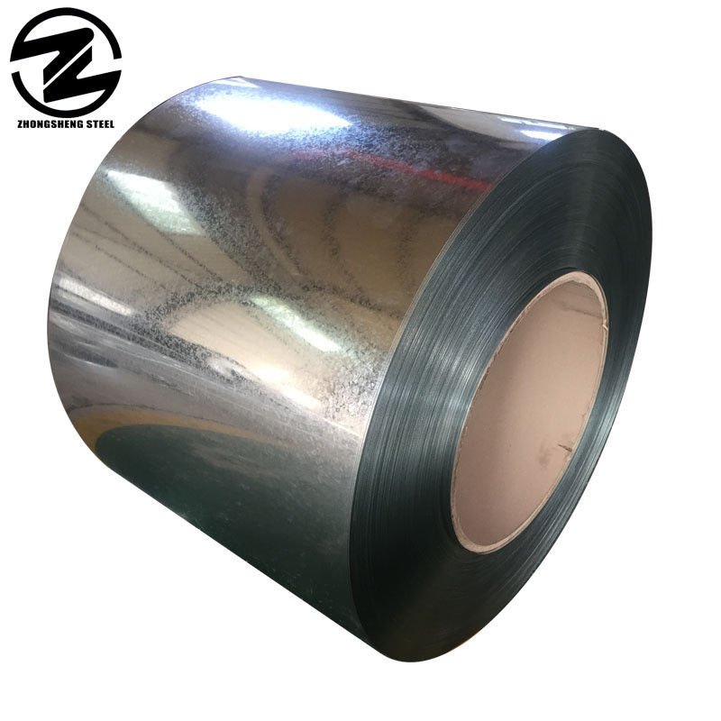 PPGI/GI/DX51 bobine en acier galvanisé pour feuille de toiture Z181-Z275 revêtement plein dur