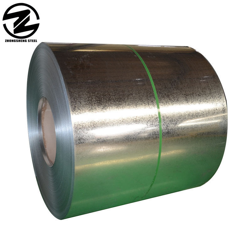 Ruloir de tôle galvanisée Spangle Z100 pour bobines de construction Poids 3-5 tonnes Spangle zéro/régulier/petit/grand