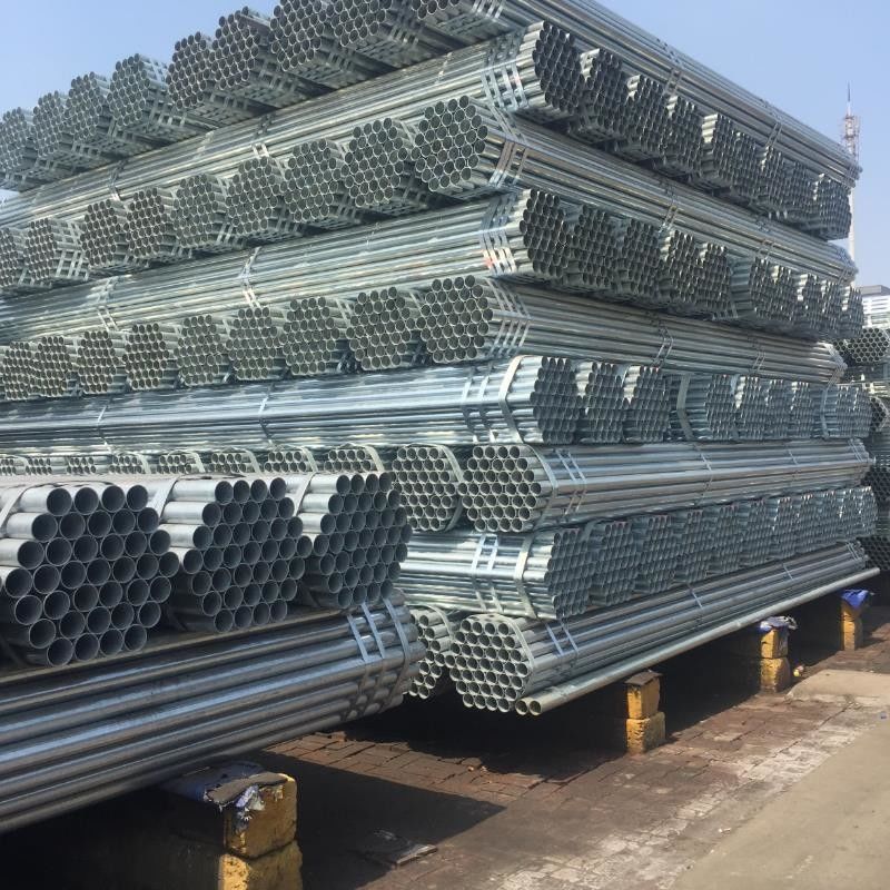 Forme de section ronde ASTM A106 Sch 40 ERW GI Tubes en acier galvanisé avec une tolérance de ± 1%