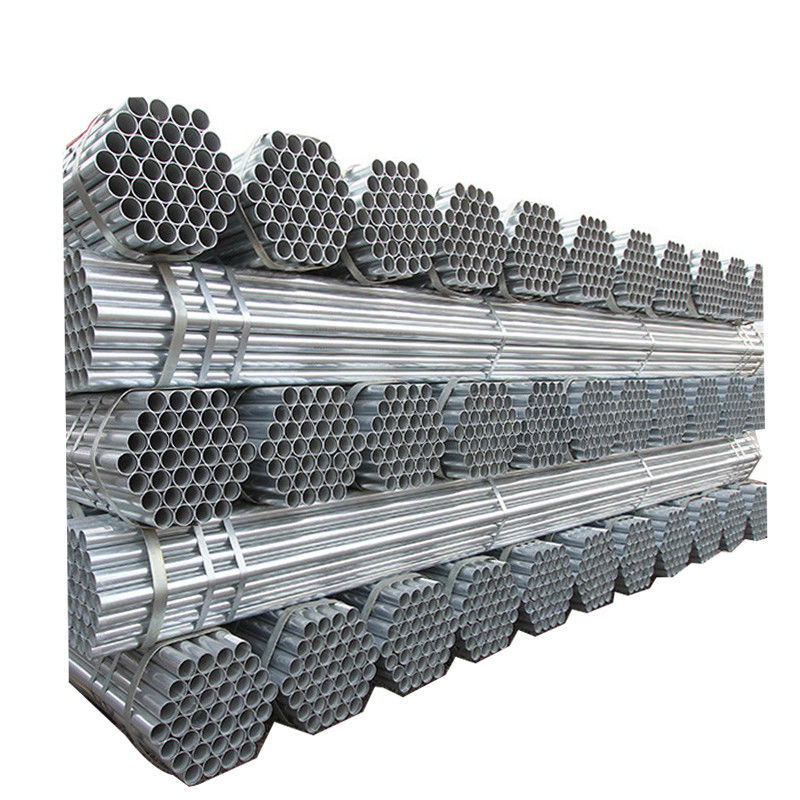 Pipe en acier galvanisé circulaire de 125 mm de diamètre légèrement huilée pour climatisation ASTM A120 BS 1387