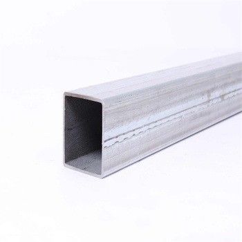 Pipe en acier galvanisé RHS de 6 pouces certifiée ISO9001 pour clôture 80A 43 mm 10 pieds huilée ou non légèrement huilée