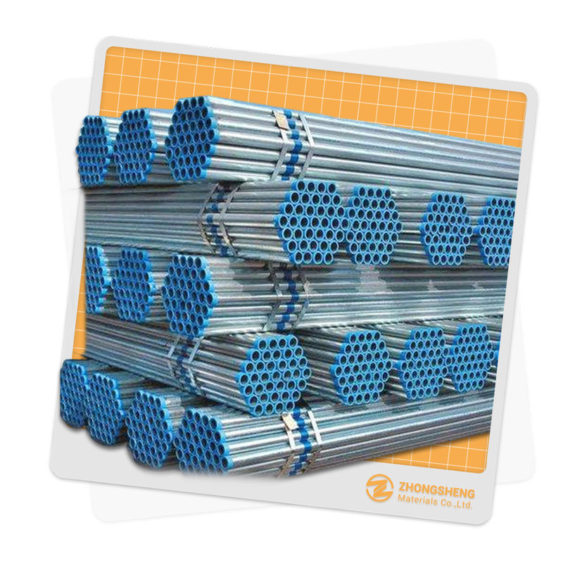 12 M Longueur ± 1% Tolérance Pipe en acier rectangulaire galvanisé soudé 40x60 pour les tuyaux de serre de grand diamètre